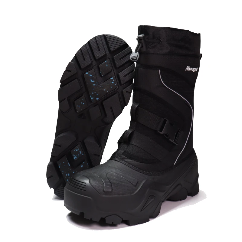 Hanagal 35767 New Element Men Outdoor Waterproof Boots Rubber Shell Shoes Warm Winter Fishing Boots