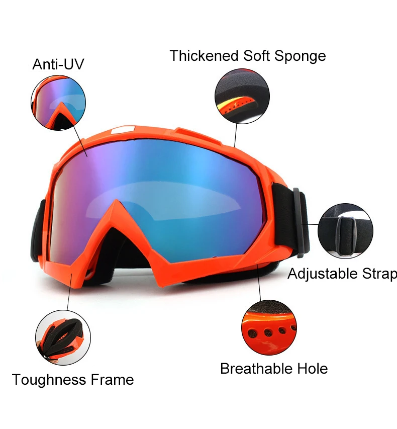 Off-road Goggles Motocross Glasses Motorcycle Sunglasses Man MTB ATV Mask Windproof Protection Skiing Cycling Racing Goggles