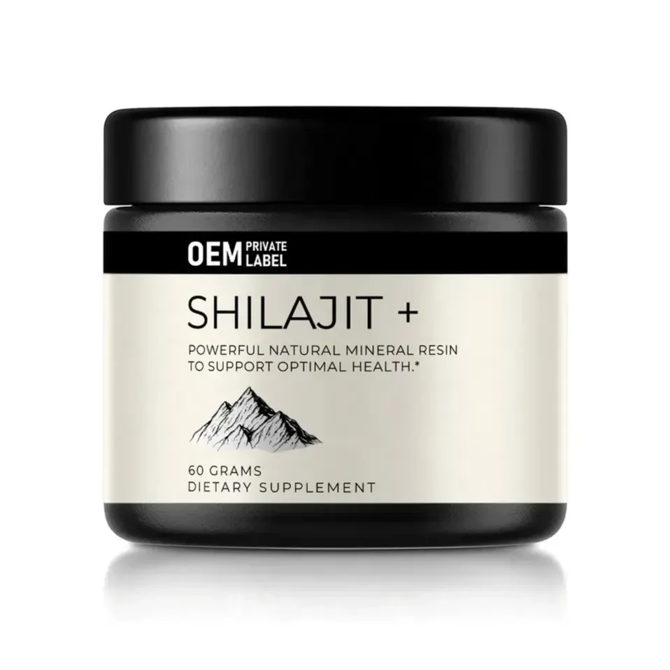 OEM Shilajit Resin Pure Himalayan Organic Shilajit Resin Supplement Natural Shilajit Resin With Fulvic Acid Trace Minerals