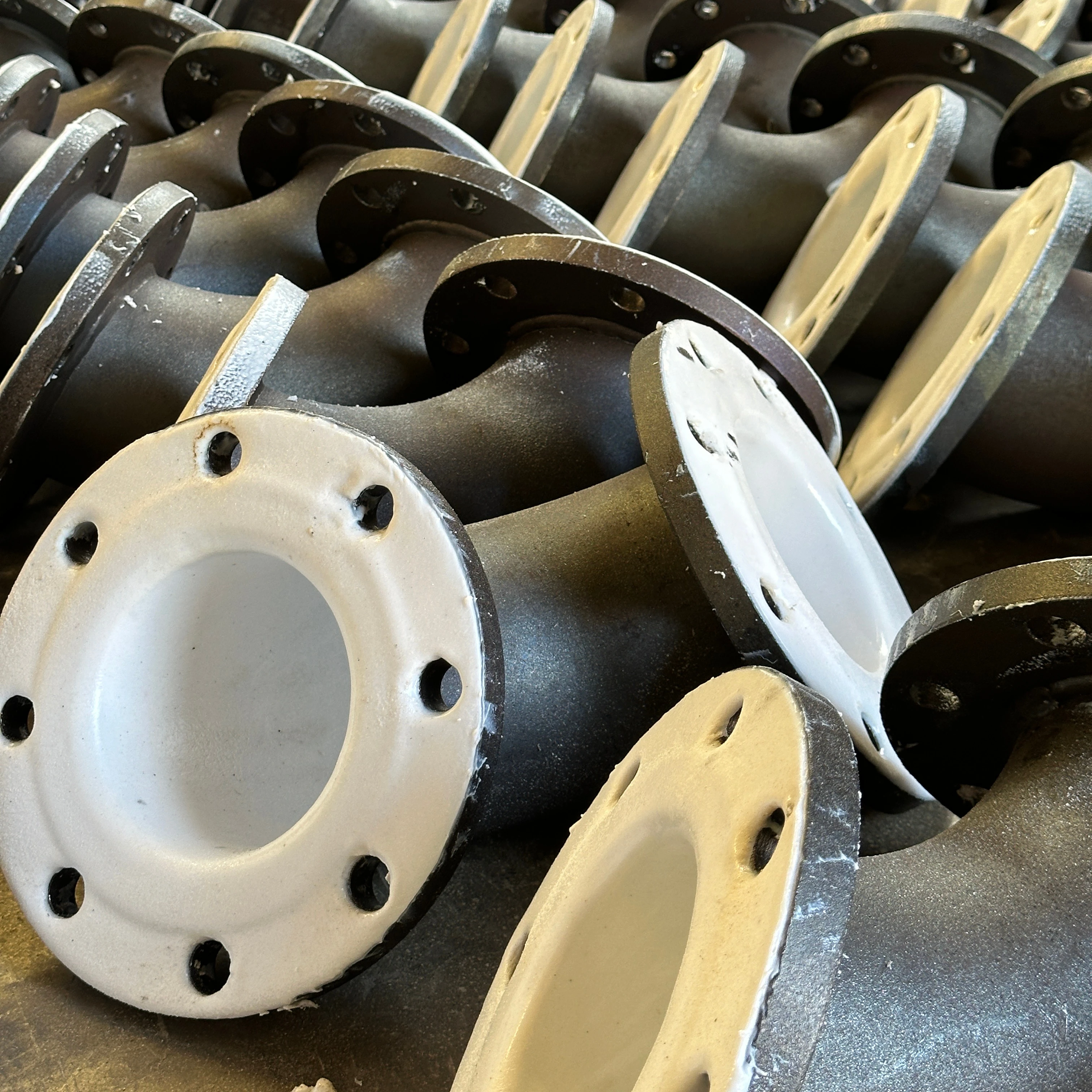 Factory Direct Chemical Corrosion Resistant 45 Degree PTFE Lined Elbows
