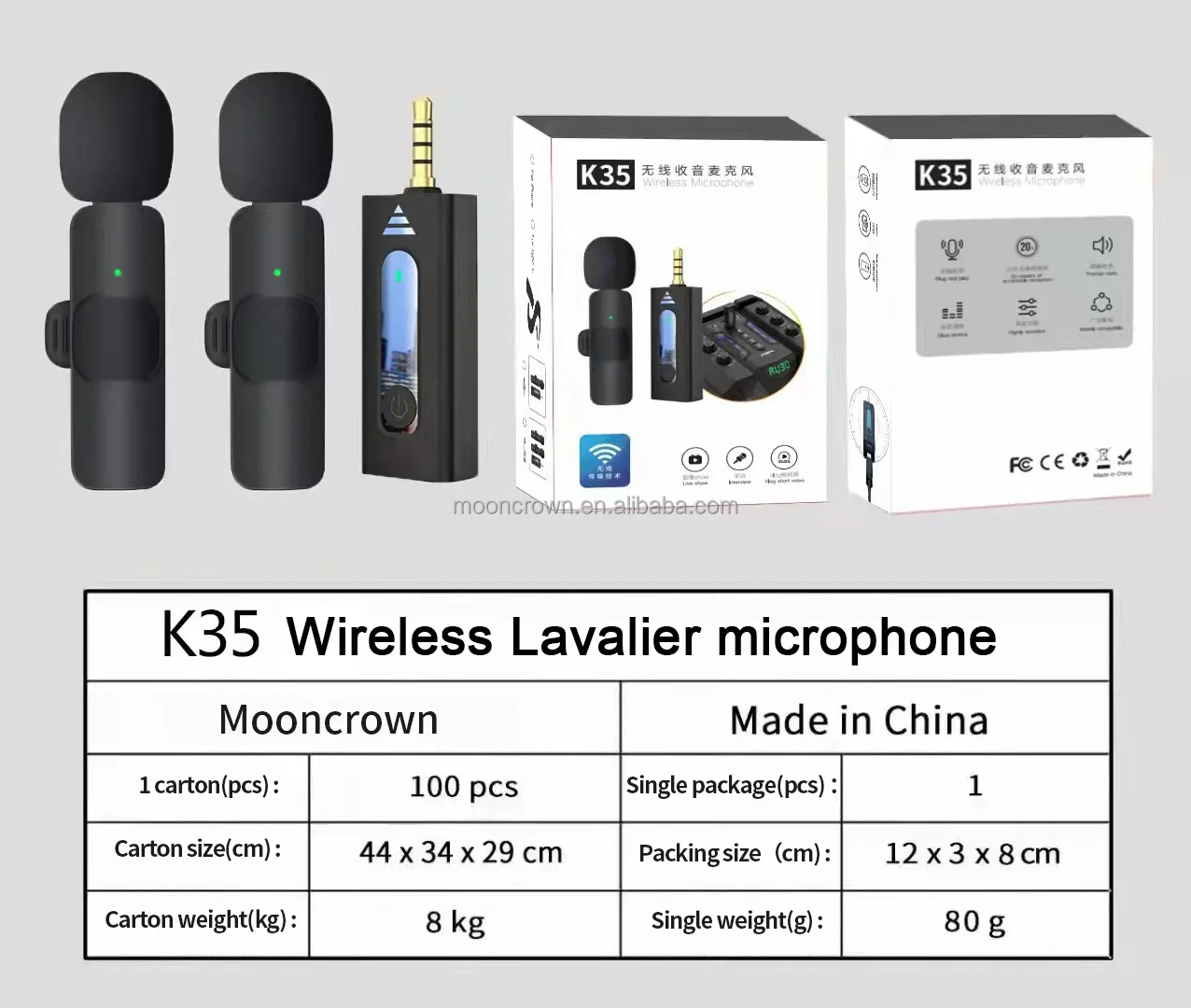 3.5 mm Lavalier wireless karaoke microphone 2.4Ghz sing2 Record vlogging Lapel mic Wireless Microphone for mobile phone camera