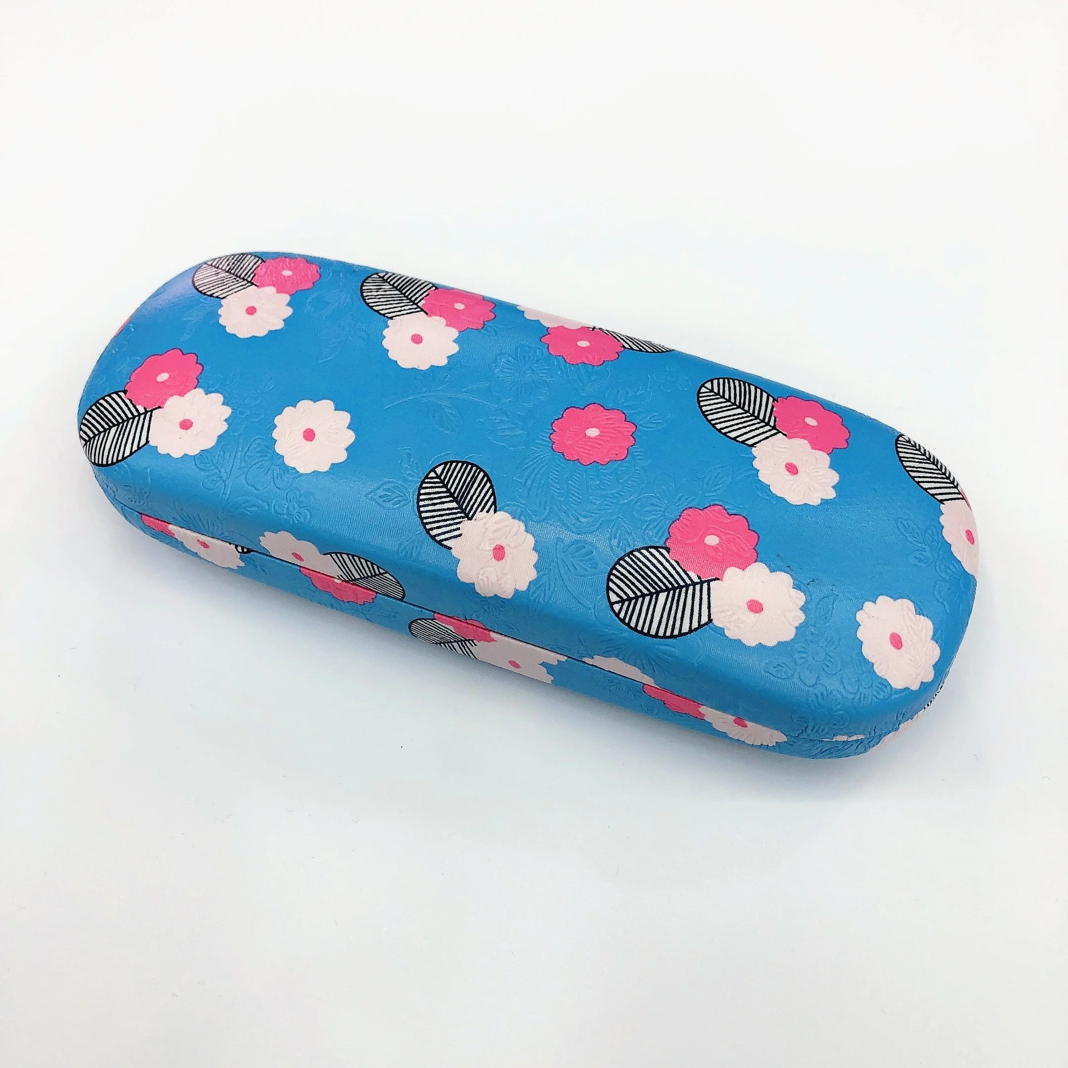 Cherry blossoms flowers print myopic glasses box for girls simple for boys creative personality portable glasses case