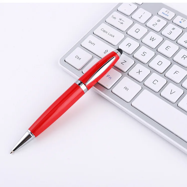 New Custom Wholesale 4 8 16 32 GB Usb Flash Metal Ballpoint Pen Drive