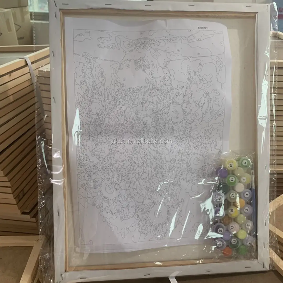 customized paint by numbers Van Gogh white rose for adults, diy digital oil painting by numbers