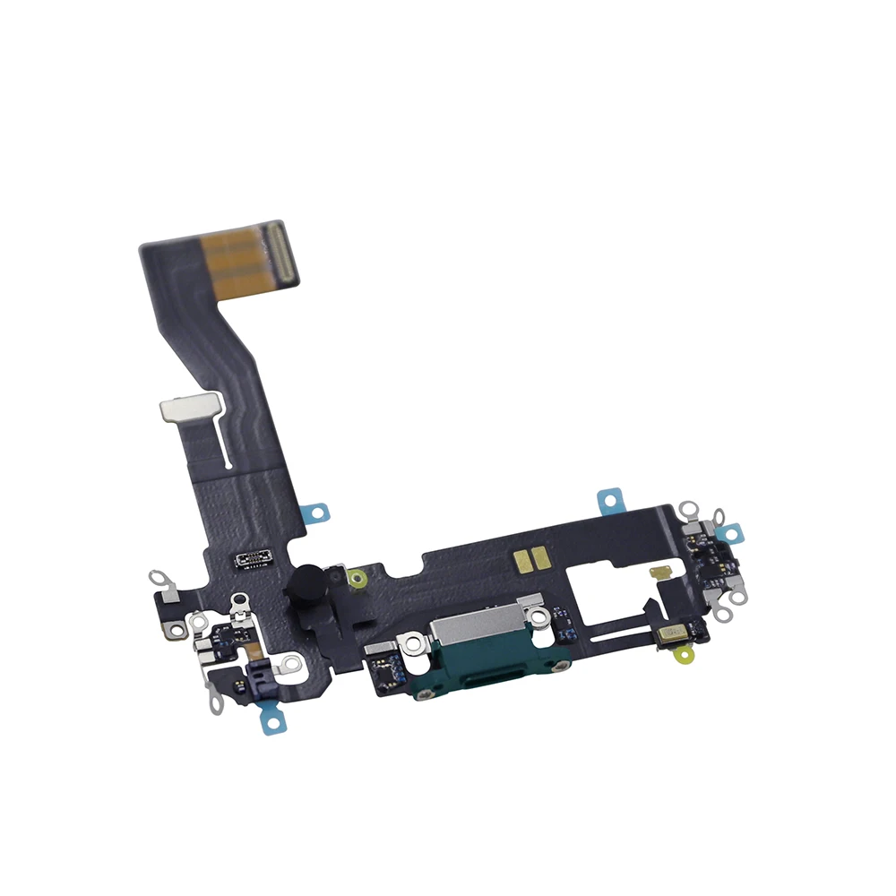 Original Mobile Phone Parts Replacement Green Charging Port For iPhone 12 Charger Flex With Audio Dock