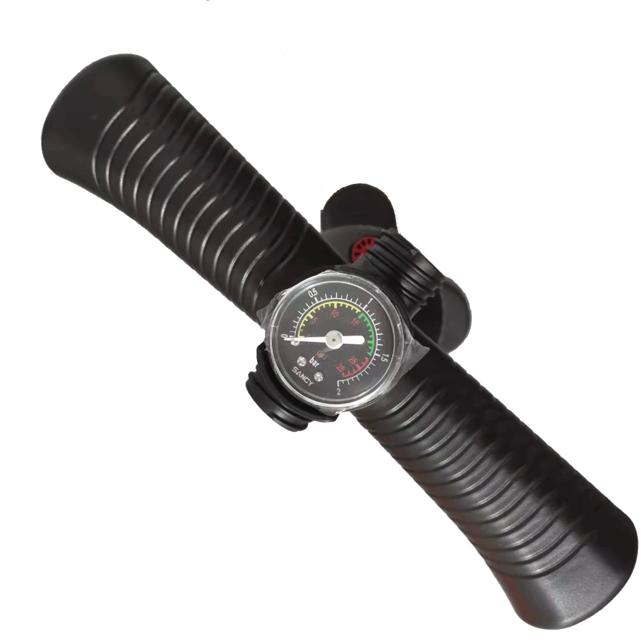 High pressure sup hand pump double action air pump w/pressure gauge for body board 25 psi