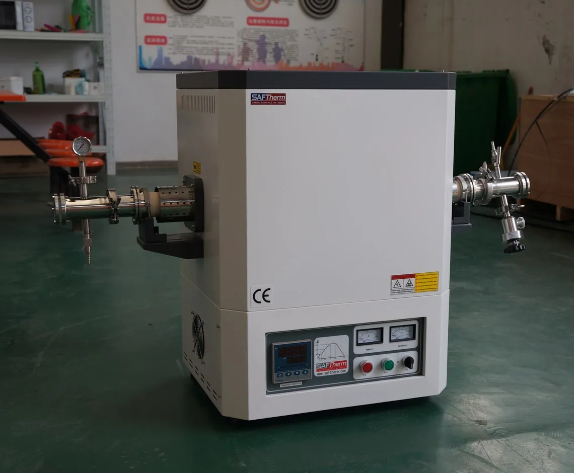 1200C Quartz Tube Furnace Vacuum Laboratory Large Horizontal Quartz High Temperature Sintered Resistance Tube Furnace