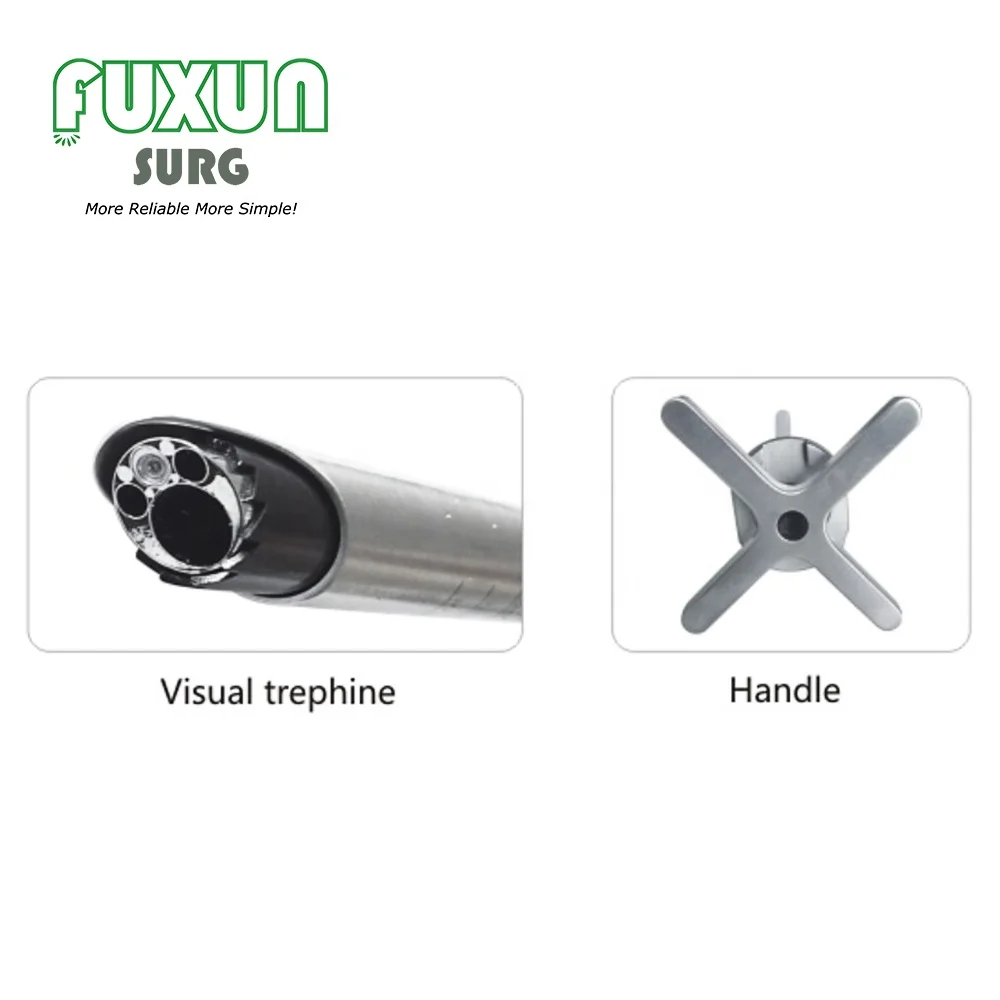 Visual Trephine and Cannula for Spine Surgery Transforarminal Endoscopic System Bone Surgical Instruments