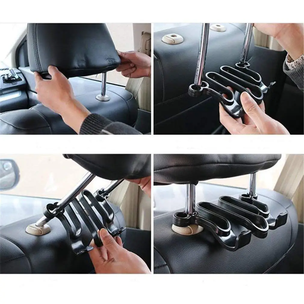 car hooks back seat Back Headrest umbrella Hooks Purse Hanging Cars Hanger Rear Storage Baby Accessories car seat headrest hook