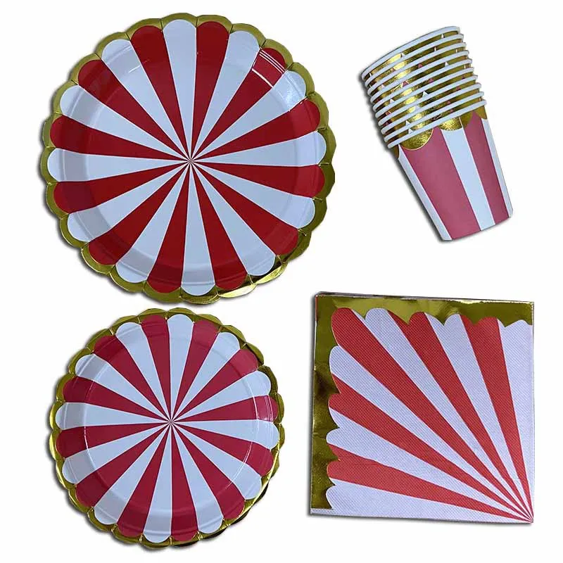 High Quality Disposable Watermelon-themed Birthday Party Tableware Sets are Suitable for a Wide Range of People