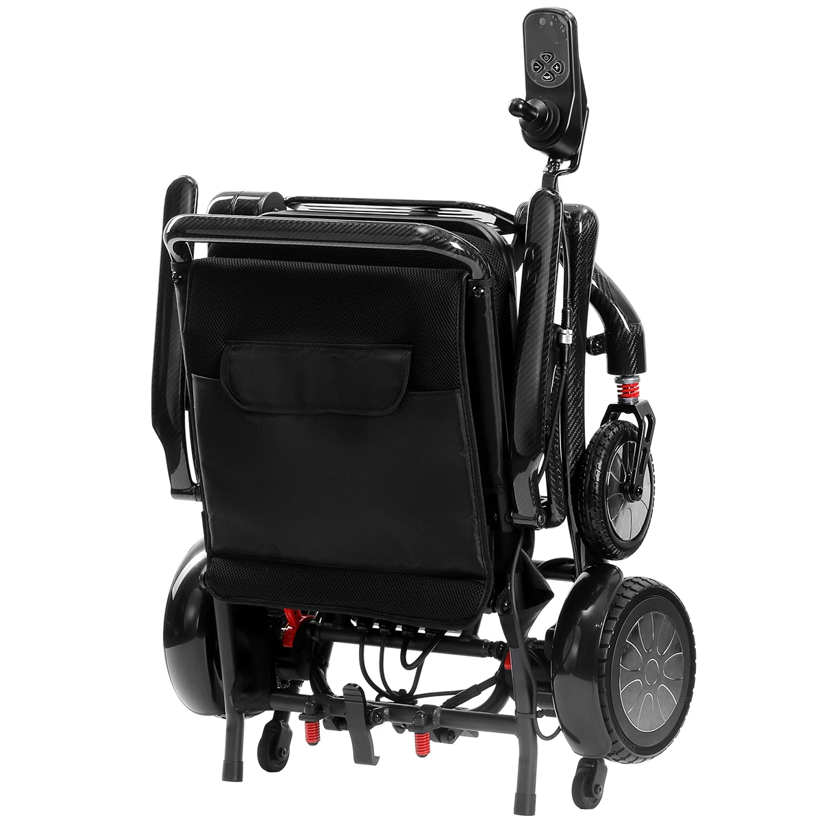2024 Hot Sales Luxury Travel Power Foldable Lightweight Lithium Battery Fully Automatic Folding Carbon Fiber Electric Wheelchair