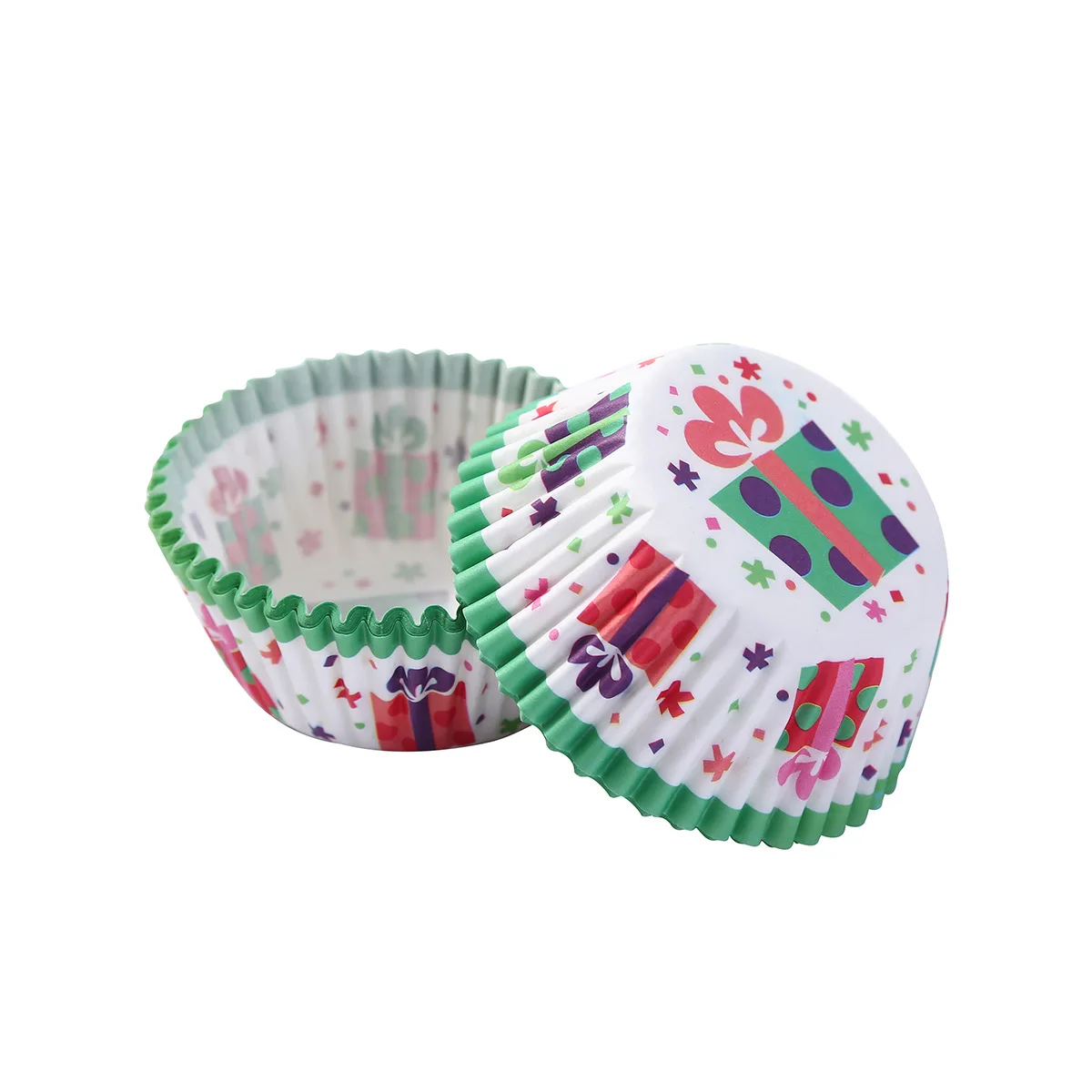Latest Design Xmas Birthday Party Children Favors Custom Cake Baking Tools Cupcake Grease-proof Paper Colorful Mini Muffin Cups