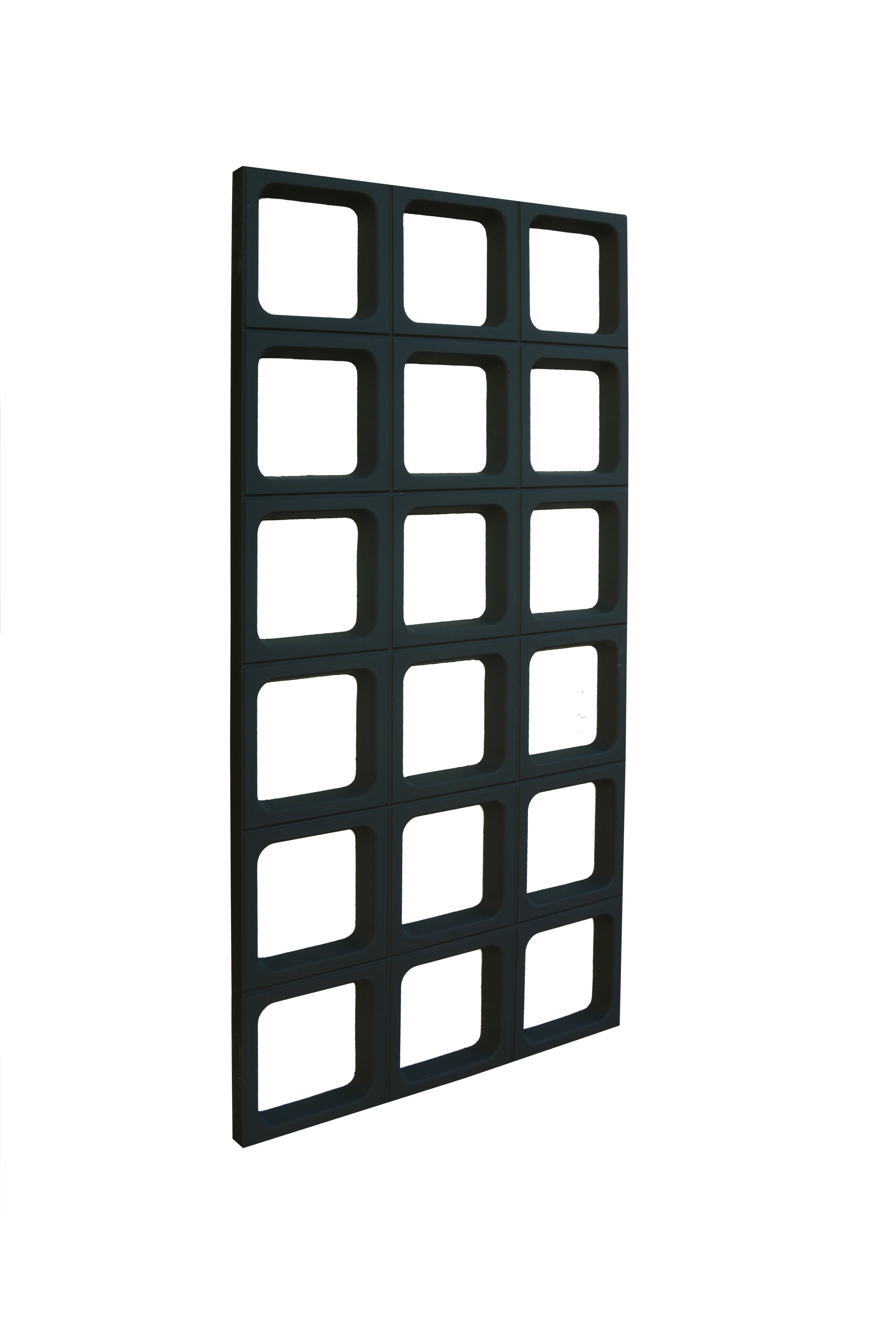 600X600mm Pu Component Brick  Polyurethane Material Hollow Brick For Wall Decoration