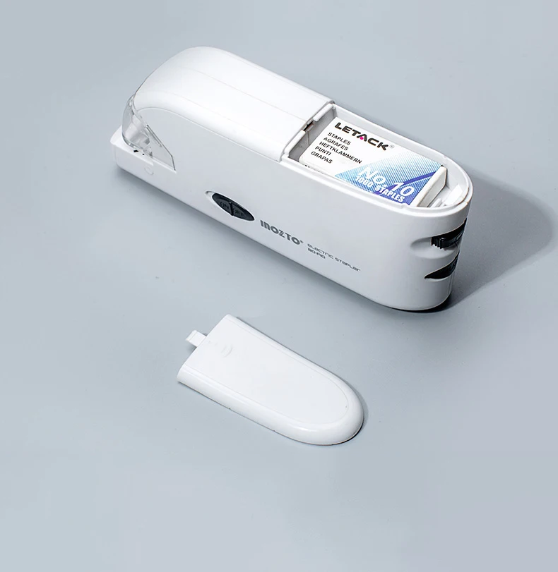 Офисный канцелярский металлический степлер с двойным приводом, экономия труда, Электрический Плоский степлер для работы