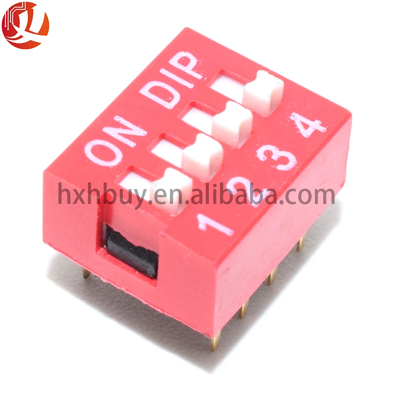Toggle Code Switches DS-04 4 Feet 2.54 Pitch