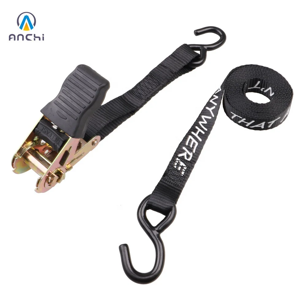 wholesale 1 inch 3m Custom tie down ratchet straps logo 1500lbs