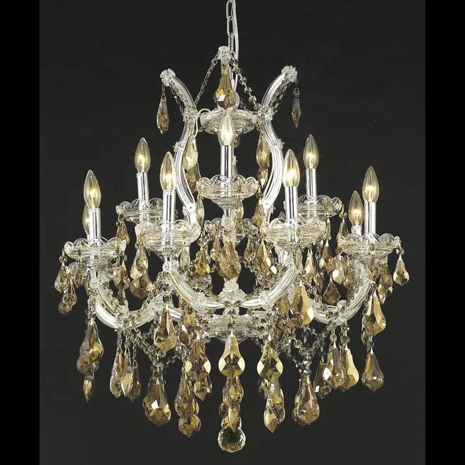 Brilliant Lighting manufactures wholesale chrome finish maria theresa chandelier candle lamp congac crystal lighting chandelier