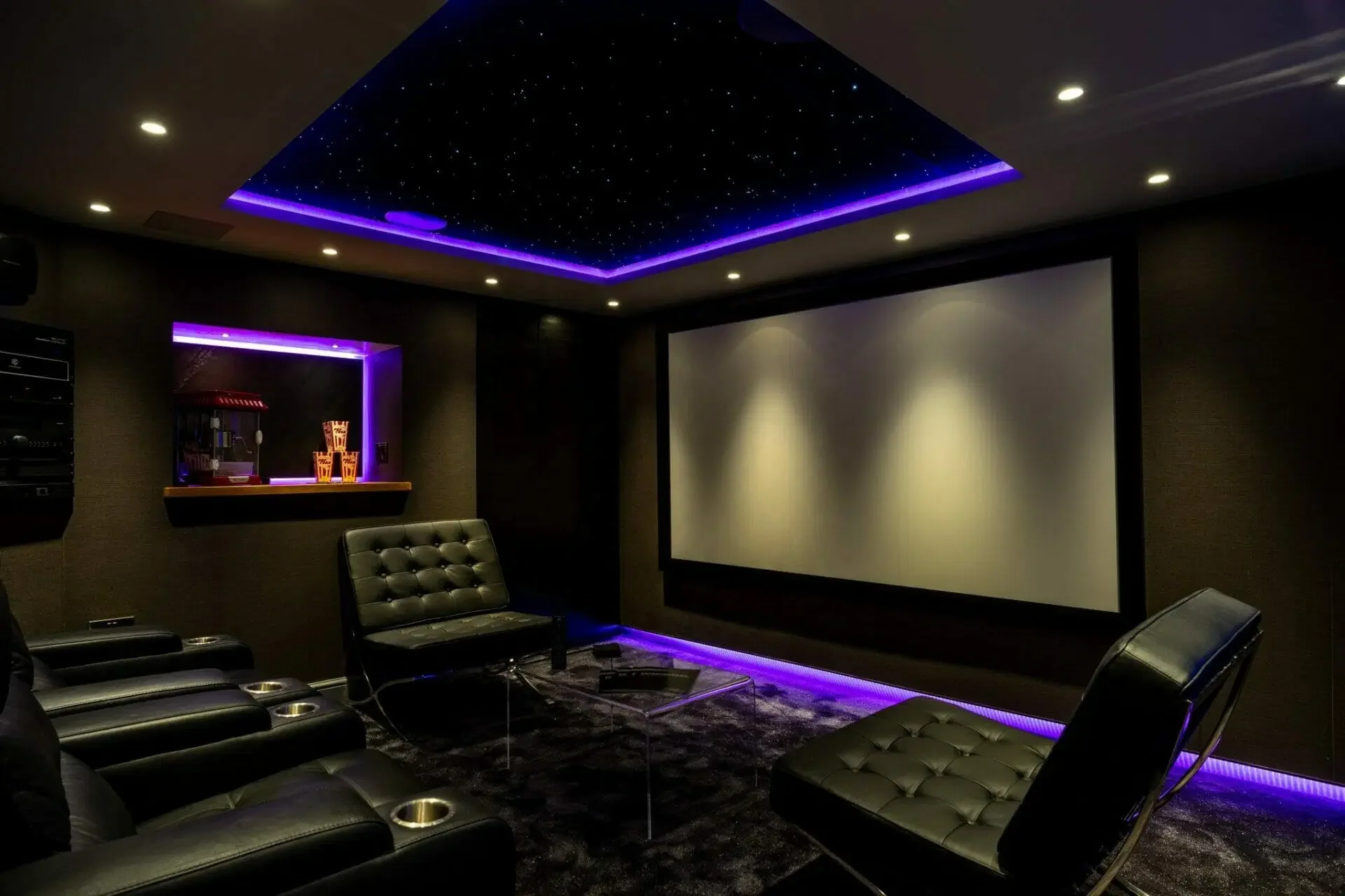 CUSTOM FIBRE OPTIC STAR CEILINGS for Home theatres or Living room,fiber optic light ceiling panels