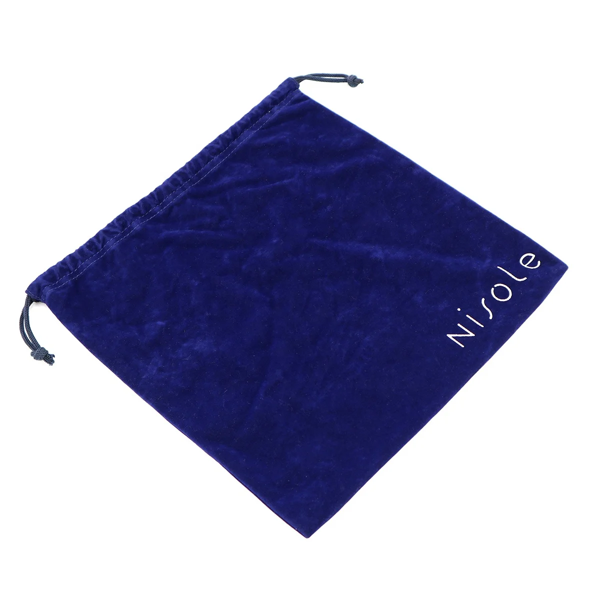 Fashion Custom Printed Velvet Drawstring Cosmetic Bag Jewelry Pouch With Logo For