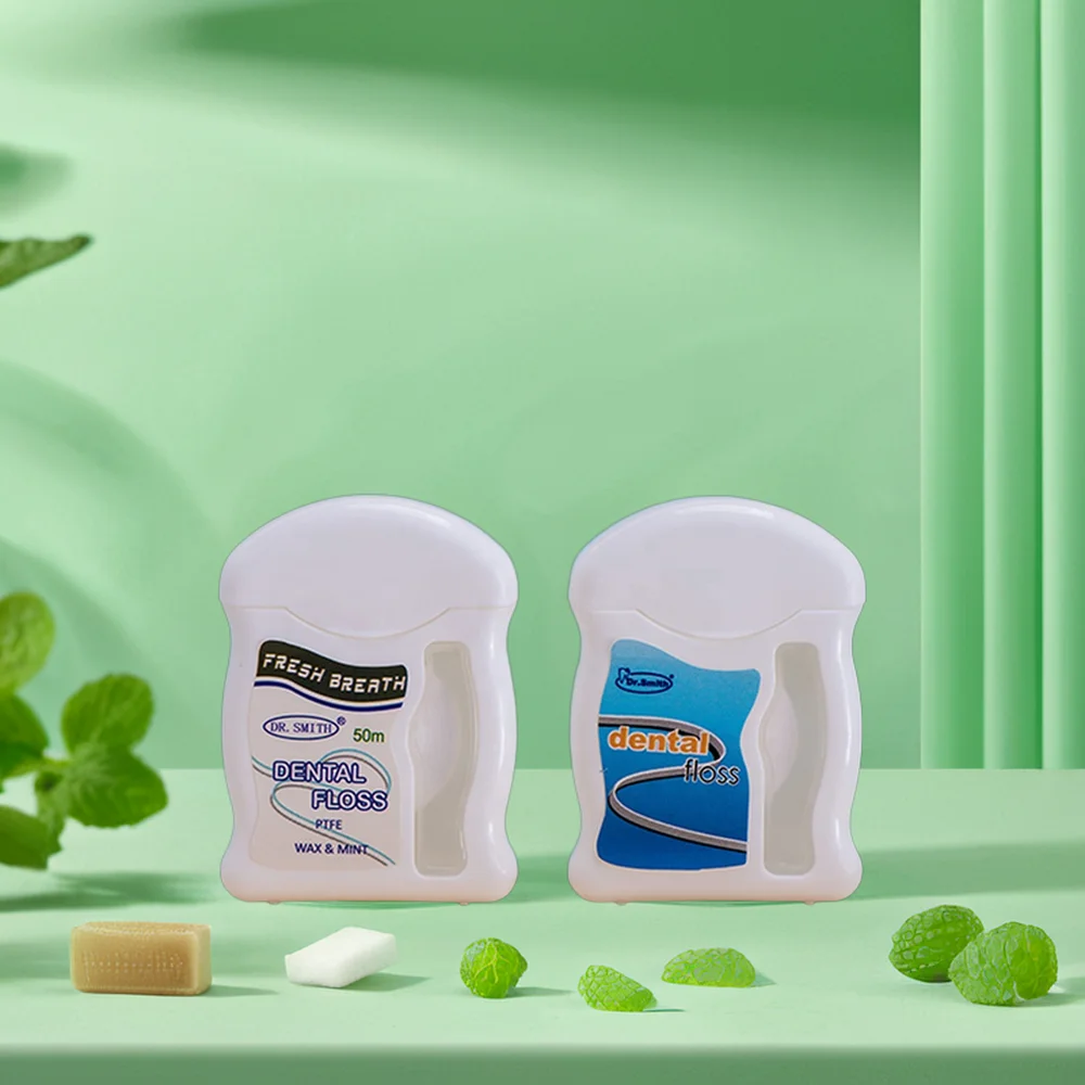 OEM high quality dental floss waxed&mint teeth cleaning product oral care flosser support customization with CE