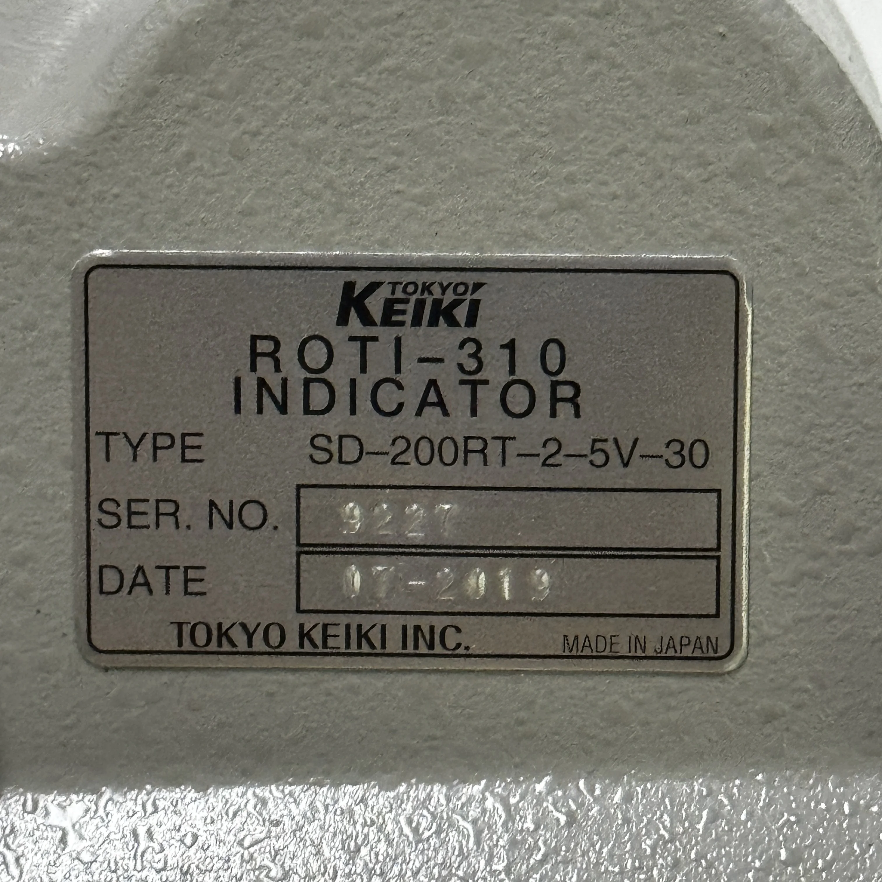 Индикатор ROTI-310 TOYO KEIKI SD-200RT-2-5V-30