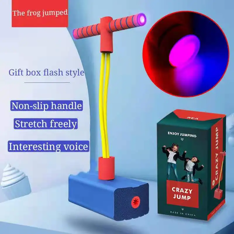 2022 New Sport The frog jumped Pogo Jumper Foam and Rubber Pogo Stick Durable Lightweight for Kids and Adults