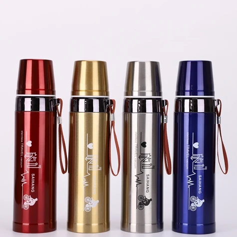 Fast Delivery 500ml Outdoor Sport Double Wall Vacuum Insulated Bottle Stainless Steel Bullet Shape Tumbler