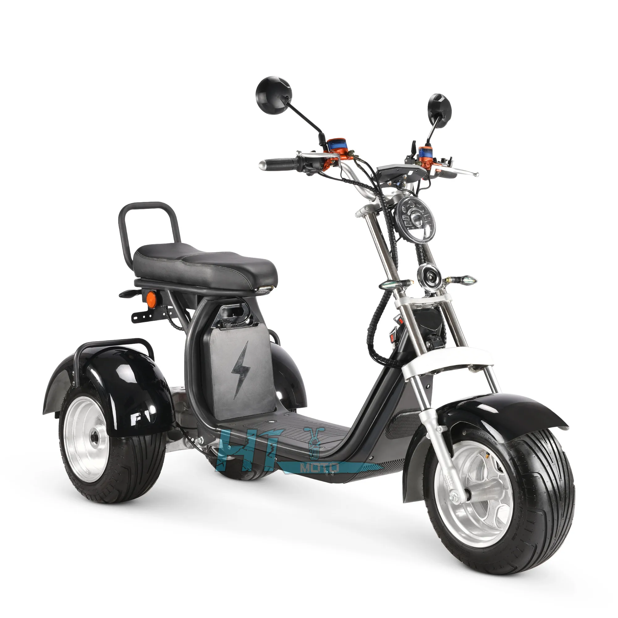 
EEC COC certified three-wheeled citycoco 2000w60V 12Ah adult electric scooter 
