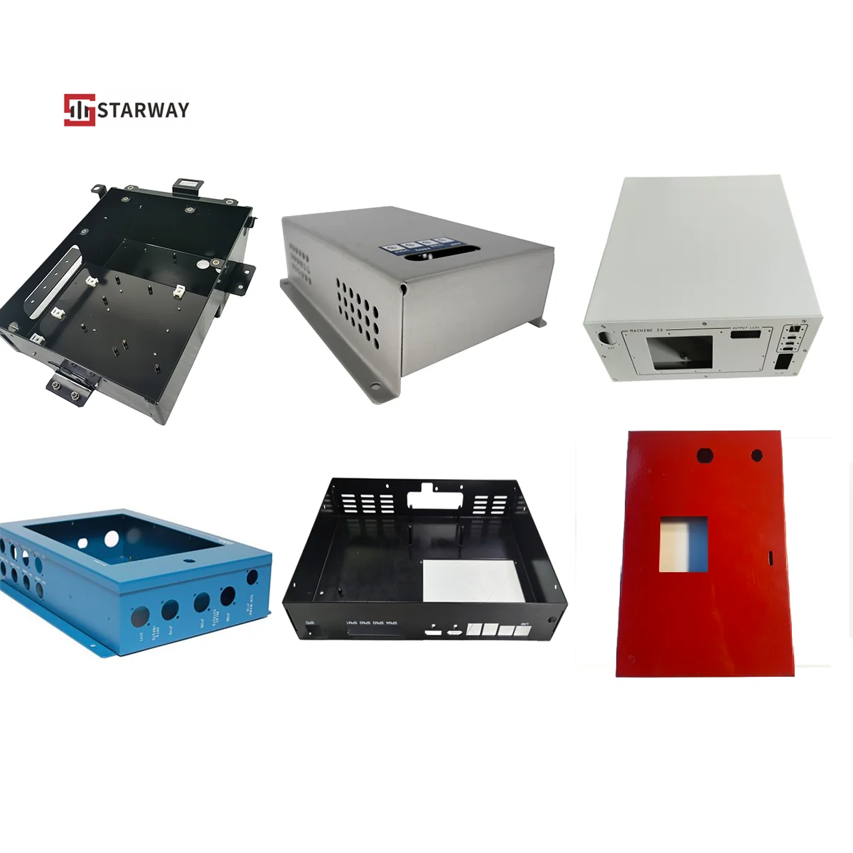 Sheet Metal Forming Factory Custom Sheet Metal Products Laser Cut Metal Enclosure Bending Parts Frames Powder Coating Finishing