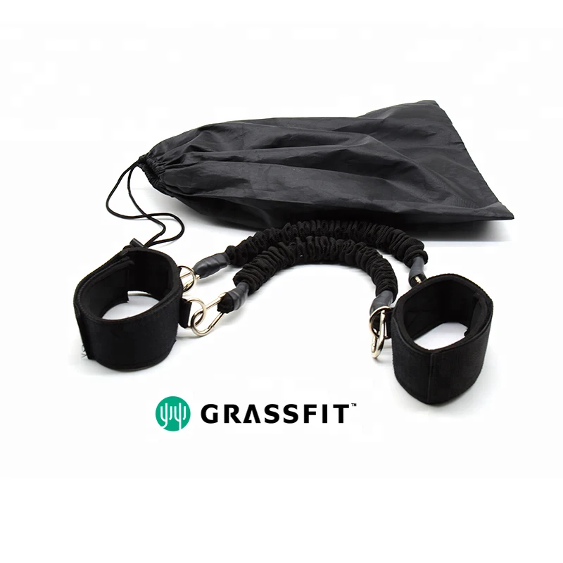 Heavy Duty Fitness Workout Leg Strength Exercise Elastic Reliable Boxing Resistance Bands Vertical Bounce Waist Trainer Suit