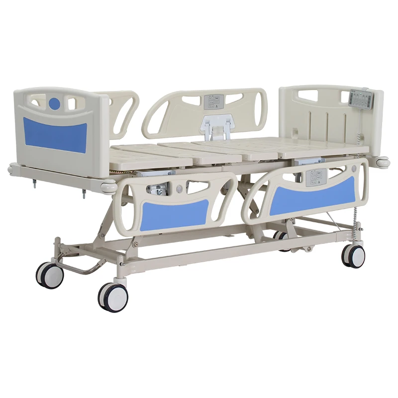electric bed 5 function icu icu electric hospital bed medical equipment with cpr cardiac vascular function