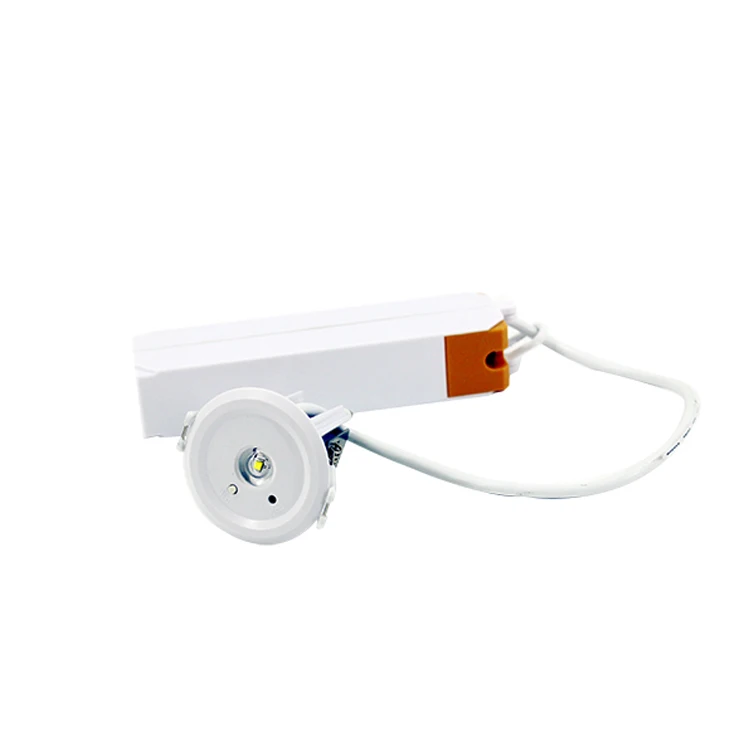 Manufacturer Battery Backup Led Downlight Emergency Light Bulb Recessed Led Down Light Shanghai Emergency System AC220-240V 3.5W