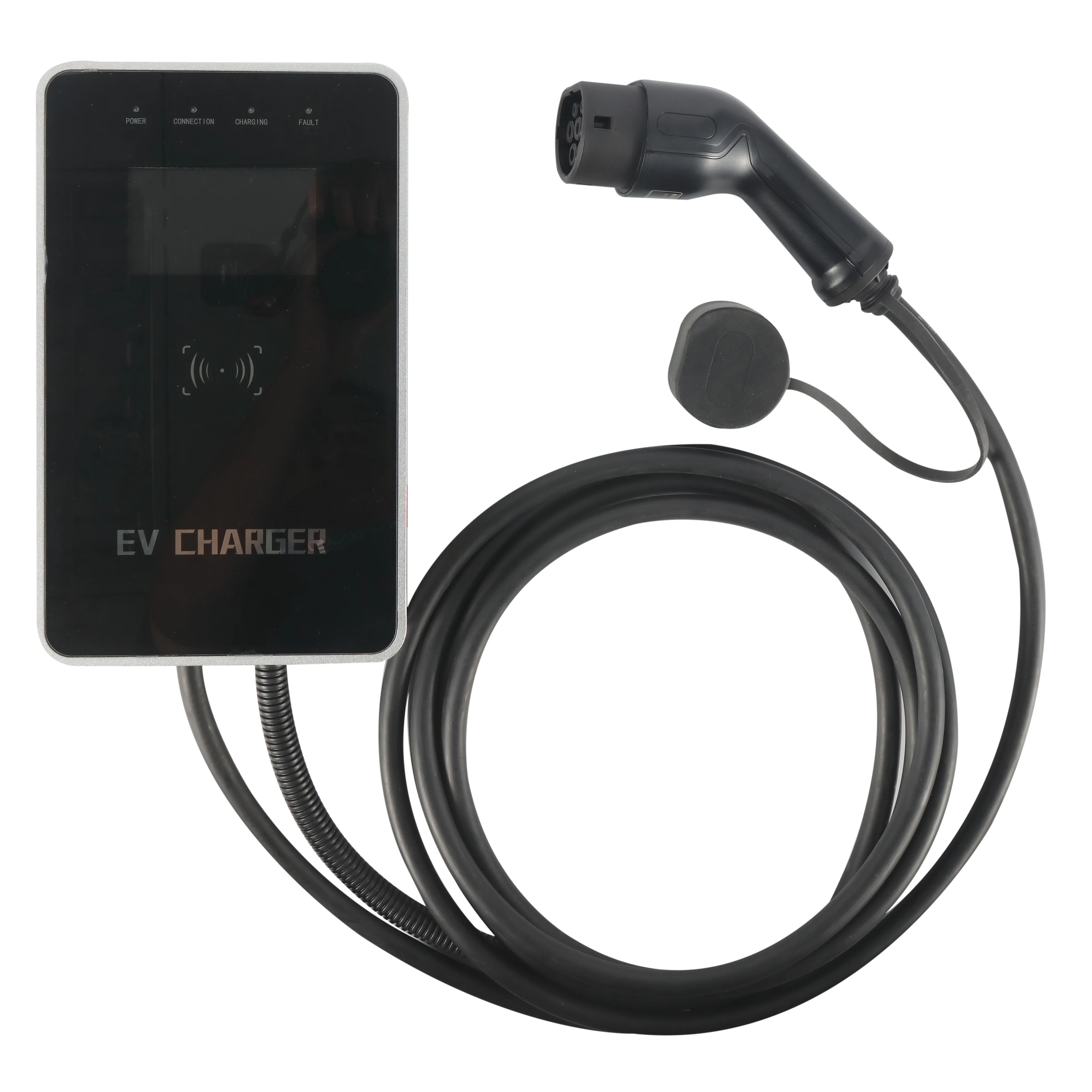 Зарядное устройство для смартфонов Mario-EV type 2, 7 кВт, 32 А, 220 В переменного тока, 4,3 дюйма, светодиодный ЖК-экран, зарядная станция IEC ev, зарядное устройство для электромобилей