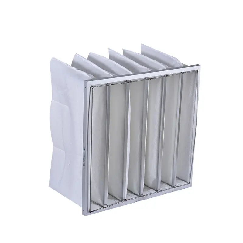 Huatai Air Filter F5 F6 Synthetic Fiber Pocket Filter With Aluminum Frame Filter Bag
