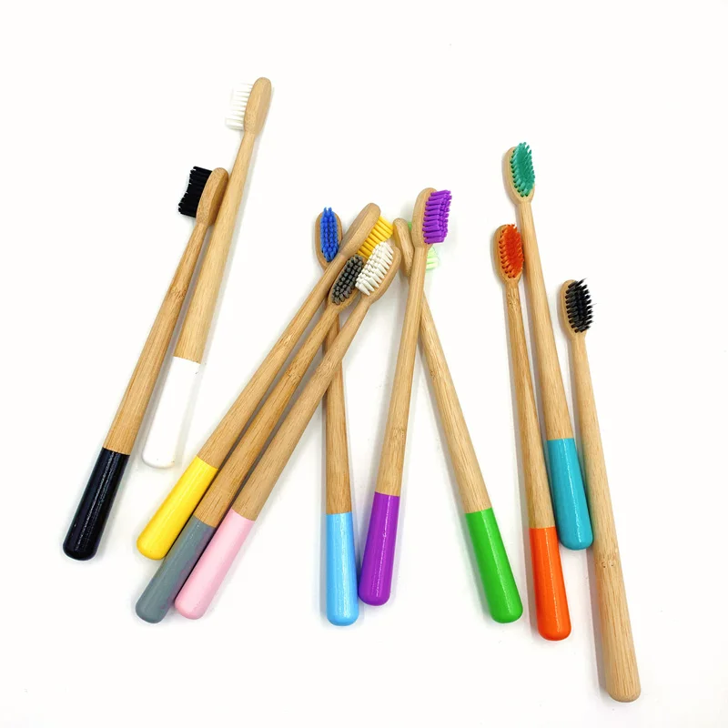 Plastic-free Products Eco-friendly Wholesale Popular Bamboo Toothbrush Bamboo Case Toothbrush With Customized Logo