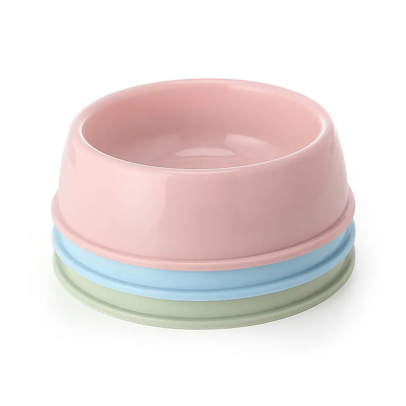 Multi-color Optional Pet Bowl Plastic Water Bowl Dog Food Utensils Thickened Cat Feeding Bowl Small Medium Large Pet Supplies
