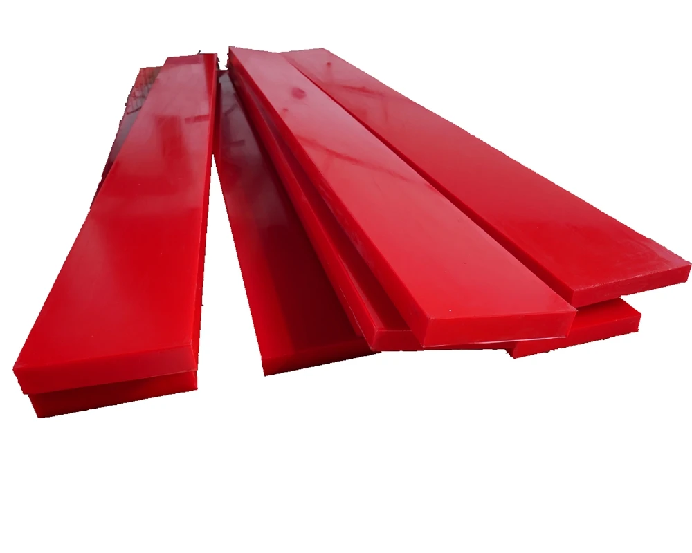 Polyurethane Belt Conveyor Cleaner PU Urethane Scraper Replacement Primary and Secondary For Mining