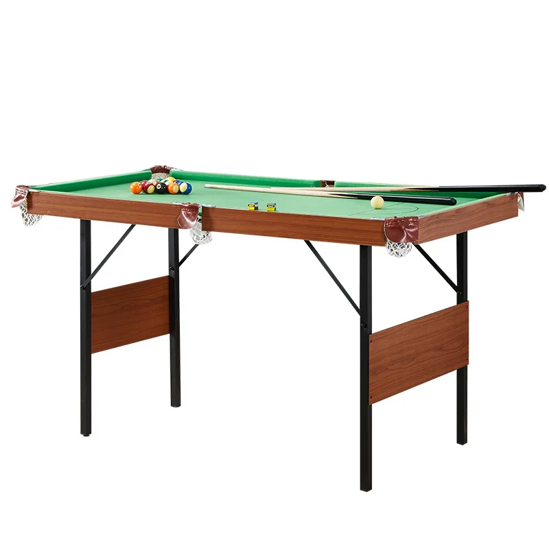 Billiards table for home practice and entertainment, foldable and multifunctional three in one Portable Pool table.