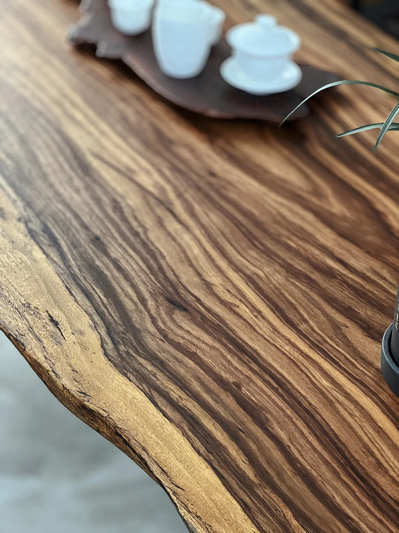 Raw slabs butcher block counter top solid wood dining table slab live edge table top mahogany wood slab