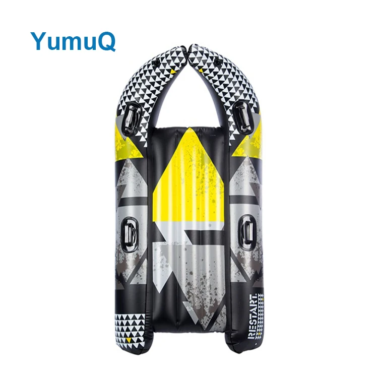 YumuQ Durable Soft PVC Wholesale Snow Sled, Inflatable Tube Snow Sleds For Adult