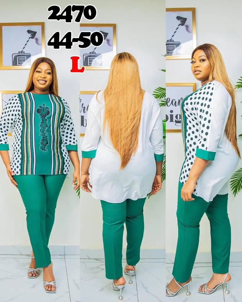 Two pieces suits print chiffon turkey clothes boubou malaysia african kaftan islamic suits