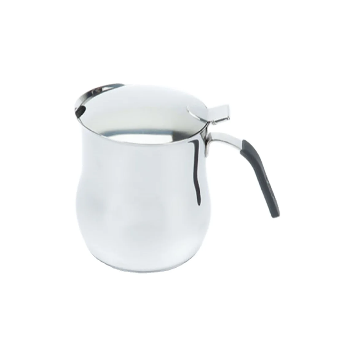 Ergonomic 8-Cup Silicone Handle Coffee Pot 3-Ply 0.8mm Stainless Steel Classic Kitchen Tools Home Cooking Warm Milk Water Tea