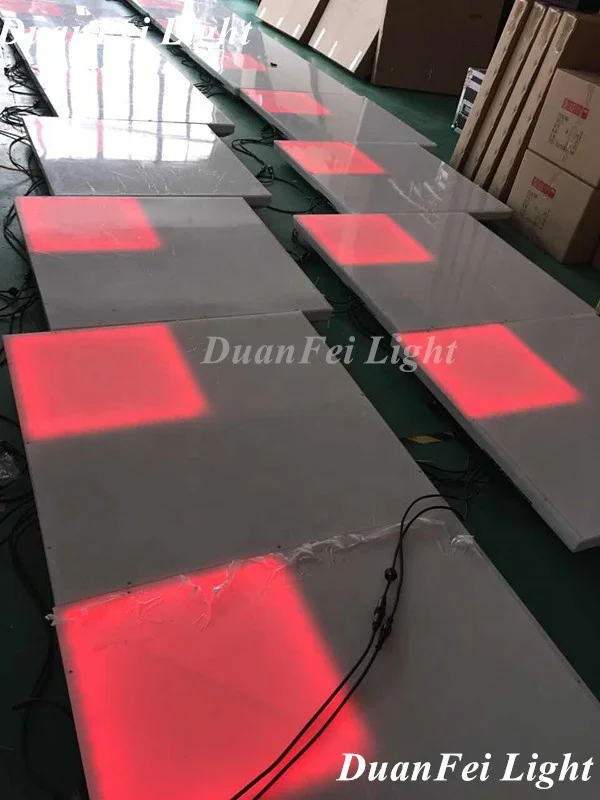 led stage light 100x100x10cm Acrylic led floor light up dance floor for wedding party ktv night club show