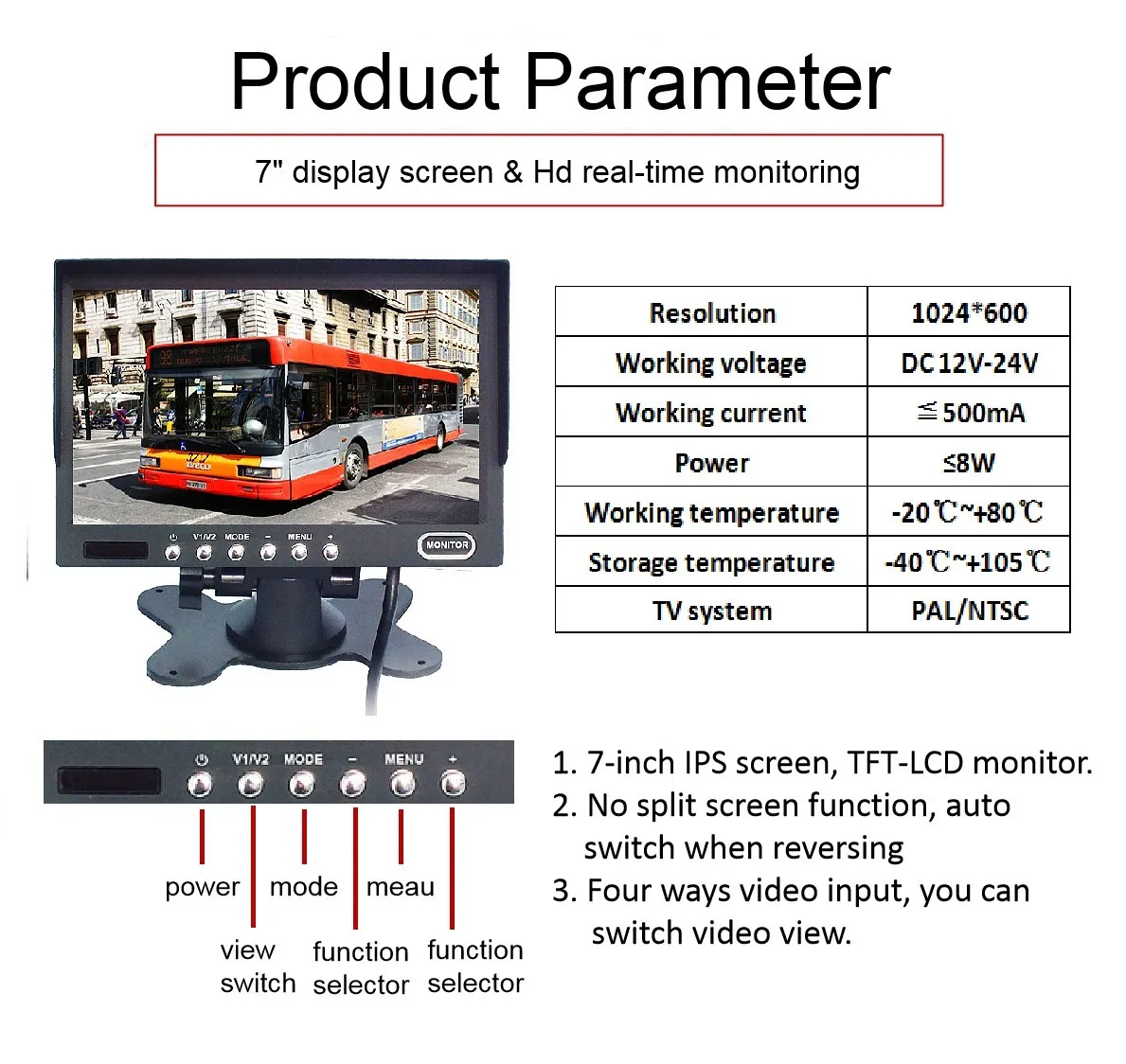 360-градусный панорамный вид с высоты птичьего полета 3D Surround View Truck Bus Dash Camera System для грузовика