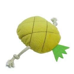 Мягкая жевательная игрушка в форме ананаса Thinkerpet для собак, мягкая плюшевая игрушка для собак
