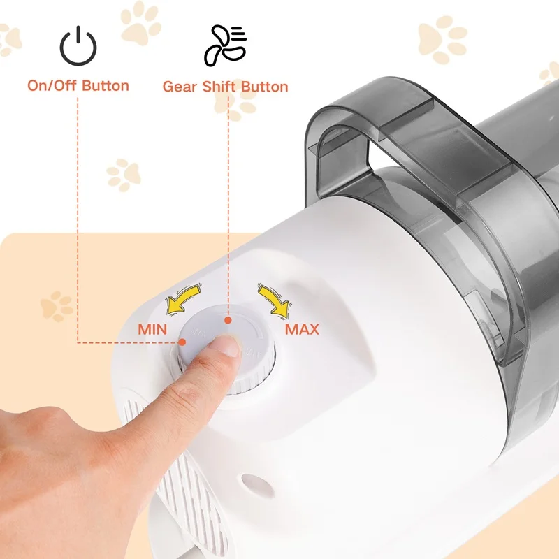 Multi functional pet vacuum cleaner pet grooming kit hair trimmer suction device hair clippers all-in-one machine for dog cat