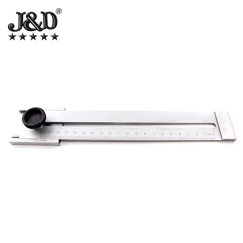 Scribe square ruler 0-200-250-300mm carbon steel ruler leather design carpentry measurement scribe steel ruler scale fine markin