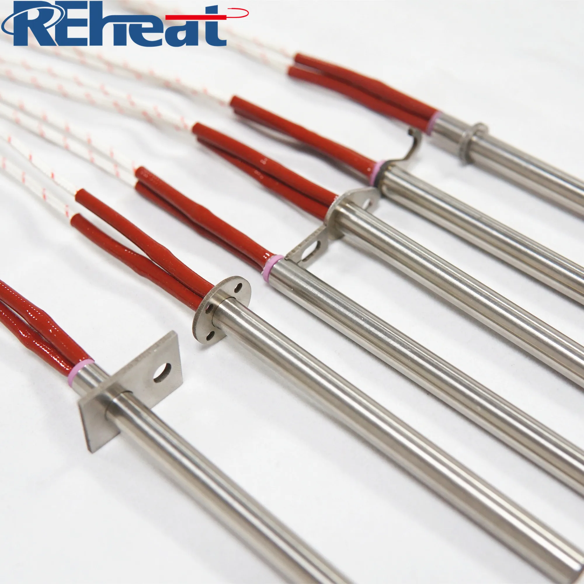 12mm x 80mm 100mm 110v electric stainless steel heating resistance with flange cartridge heater heating elements 500w