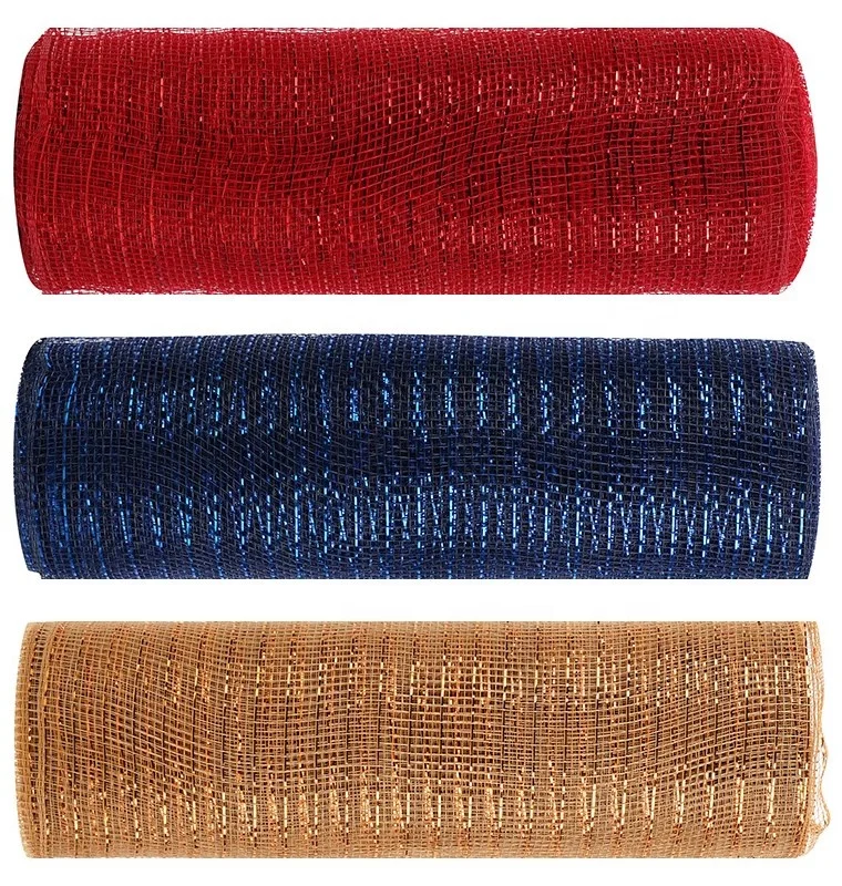 Supplies Christmas Wedding Easter Springtime Plastic Decor Mesh For Wreath And Garland