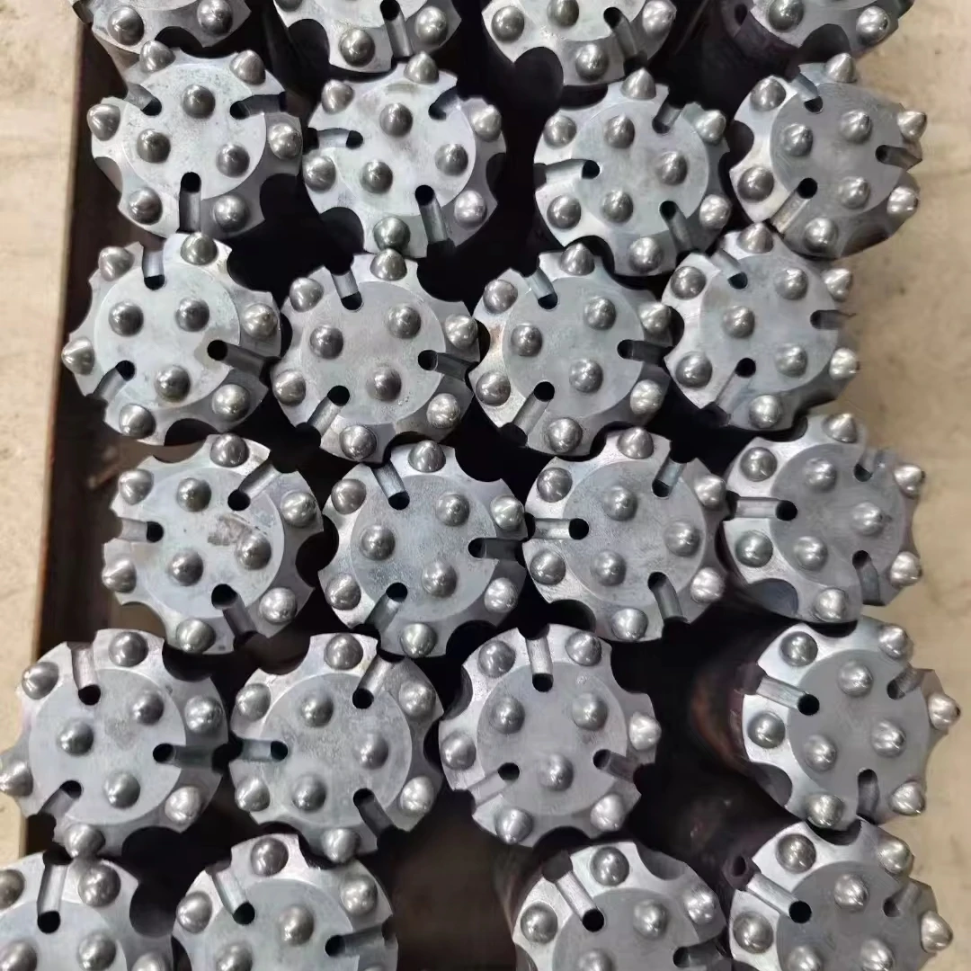 factory free shipping cost Conical drill bit 45mm 7 Button tapered rock drilling bit Conical drill bit